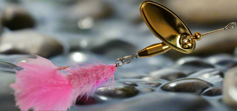 Best trout spinner pink