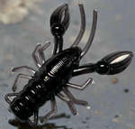 Crawfish lure black